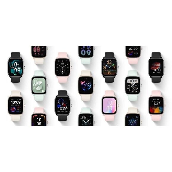 Amazfit -GTS 4 Mini Smartwatch - Flamingo Pink Pink